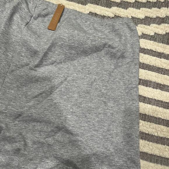 skims cotton fleece shorts ap-sho-0835 color heather gray - Picture 11 of 11